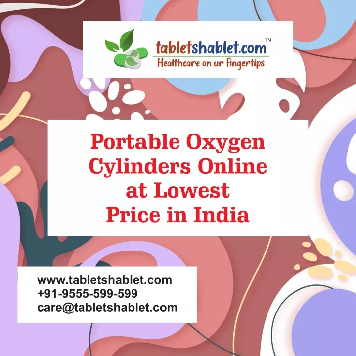 portable oxygen cylinders online at lowest price