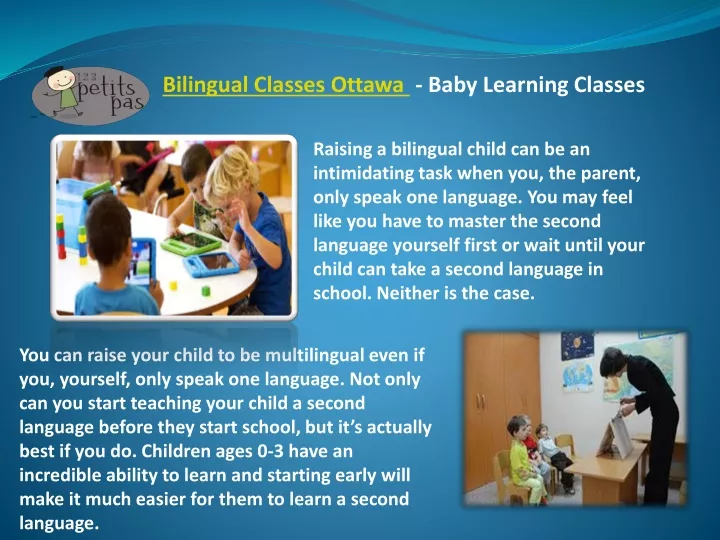 bilingual classes ottawa baby learning classes
