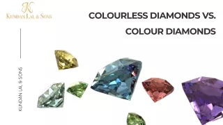 Colourless Diamonds Vs. Colour Diamonds – Kundan lal & Sons