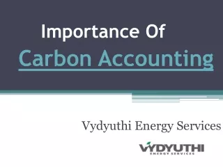 Carbon Accounting | Vydyuthi