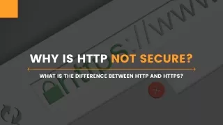 why is http not secure