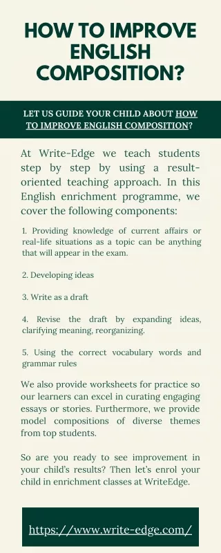 how to improve english composition