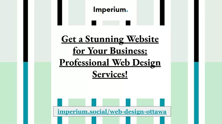 get a stunning website for your business