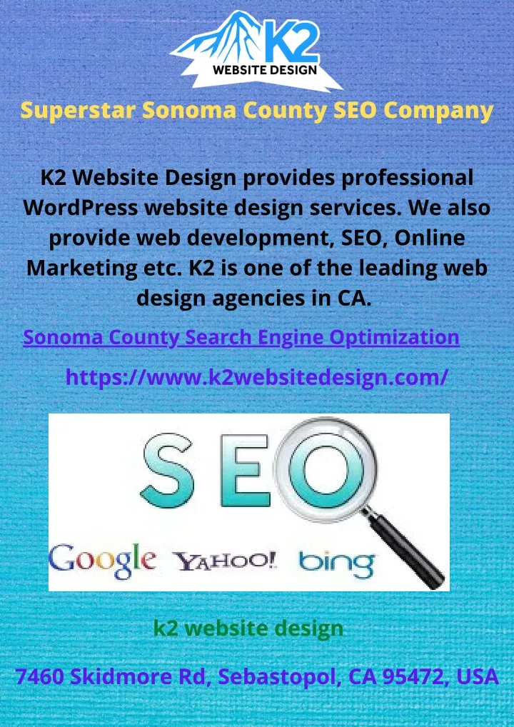 superstar sonoma county seo company