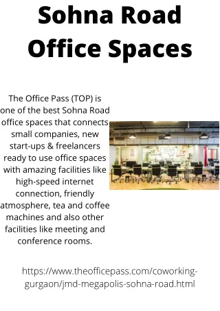 Sohna Road Office Spaces