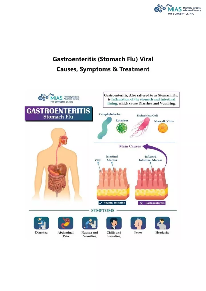 gastroenteritis stomach flu viral causes symptoms