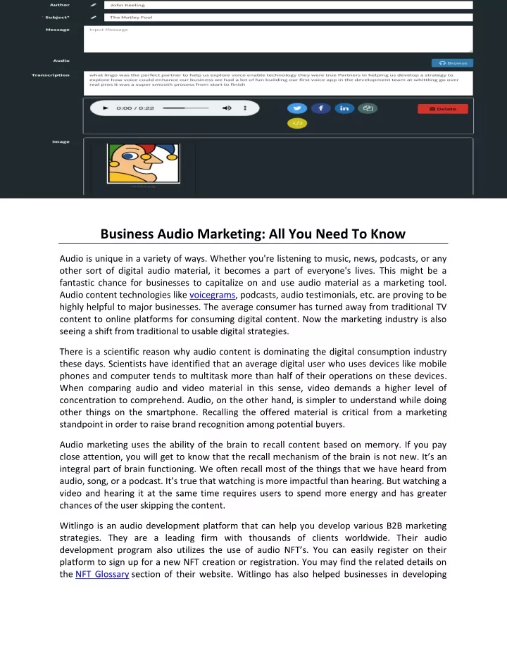 business audio marketing all you need to know