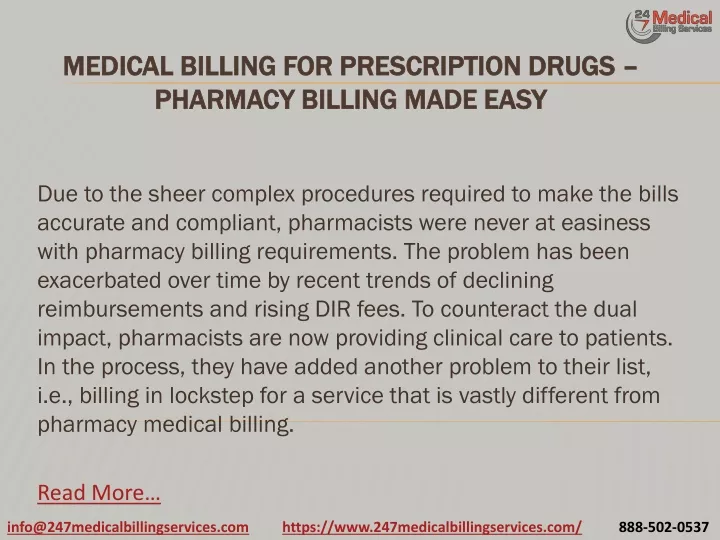 medical billing for prescription drugs pharmacy billing made easy