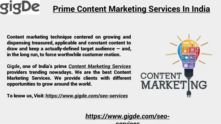 prime content marketing services in india