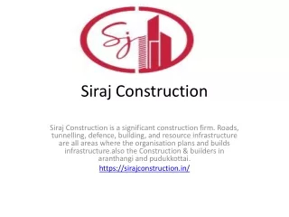 siraj construction