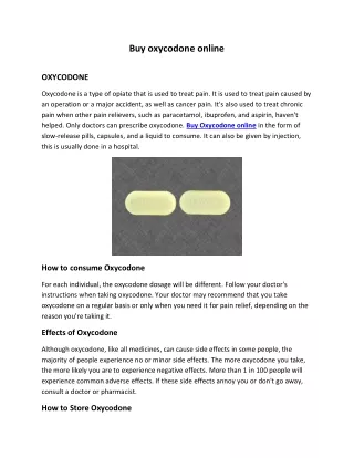 buy oxycodone online