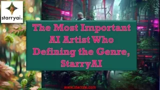 The Most Important AI Artists Who Defining the Genre, StarryAI