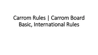 carrom rules carrom board basic international rules