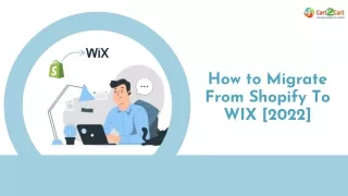 how to migrate from shopify to wix 2022