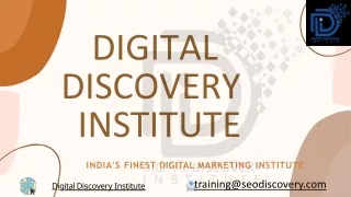 DDI-India's Best Digital Marketing Training Institute