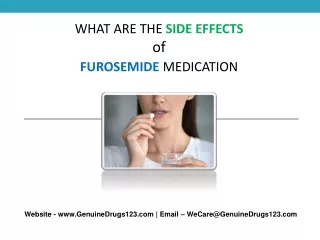 what are the side effects of furosemide medication