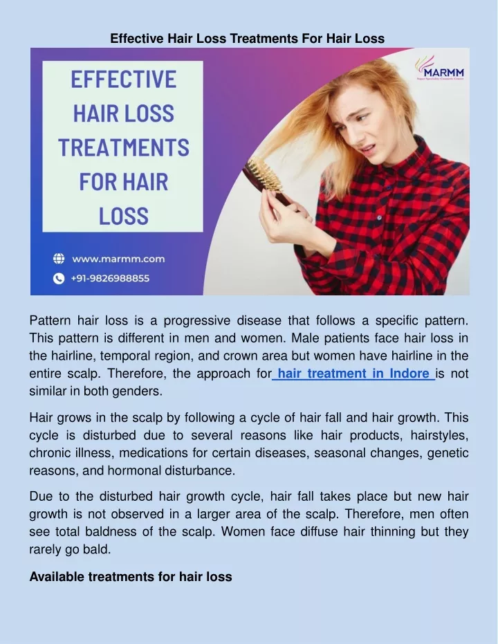 effective hair loss treatments for hair loss