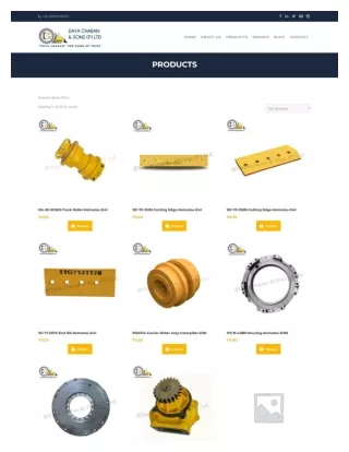 Komatsu Spare Parts - Daya Charan & Sons Pvt Ltd.