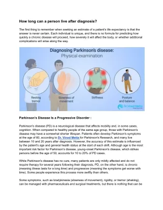 How to examine for Diagnosing Parkinson's disease?