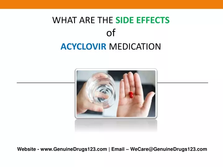 what are the side effects of acyclovir medication