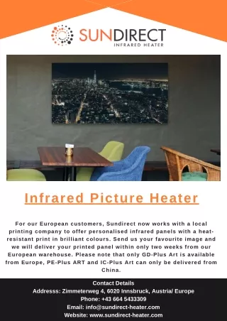 infrared picture heater