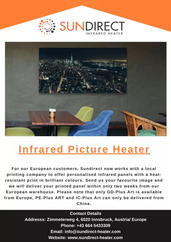 infrared picture heater