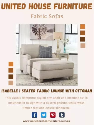 united house furniture fabric sofas