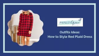 Outfits Ideas How to Style Red Plaid Dress