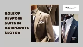 Why Corporate Professionals Deserve a Bespoke Suit