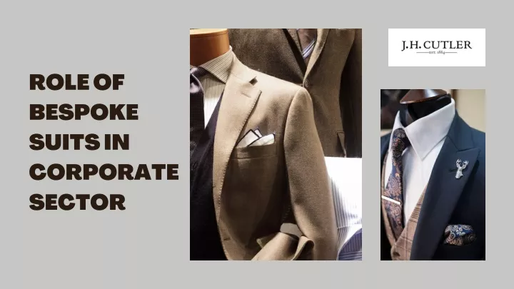 role of bespoke suits in corporate sector