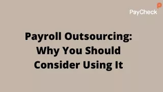 payroll outsourcing why you should consider using