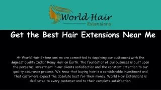 Get the Best Hair Extensions Near Me
