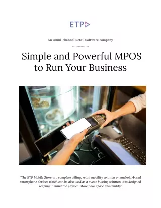 an omni channel retail software company
