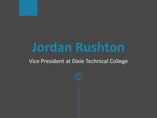 Jordan Rushton - Utah Technical Colleges - A Very Optimistic Person