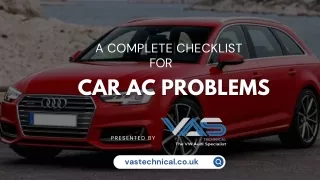 a complete checklist for