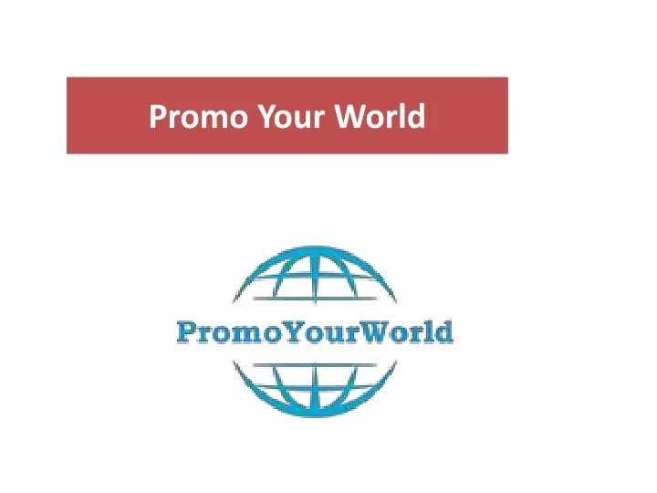 promo your world