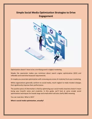simple social media optimization strategies