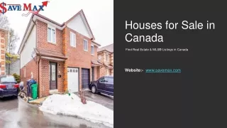 Houses for sale in Canada Toronto