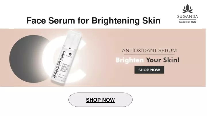 face serum for brightening skin