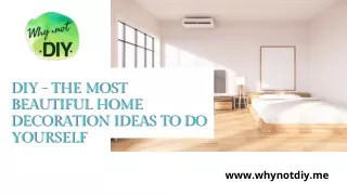 DIY - The Most Beautiful Home Decoration Ideas To Do Yourself