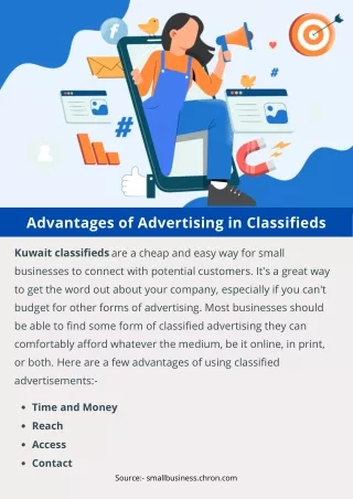 Advantages of Advertising in Classifieds