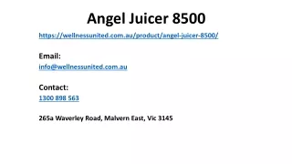 angel juicer 8500
