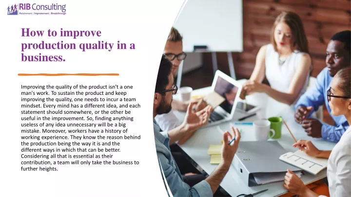 how to improve production quality in a business