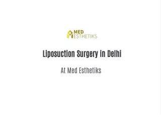 liposuction surgery in delhi