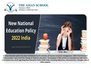 New National Education Policy 2022