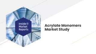 Global Acrylate Monomers Market