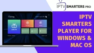 iptv smarters player for windows mac os
