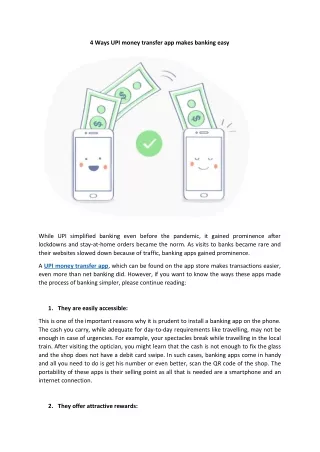 4 ways upi money transfer app makes banking easy