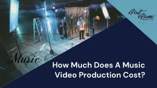 How Much Does A Music Video Production Cost