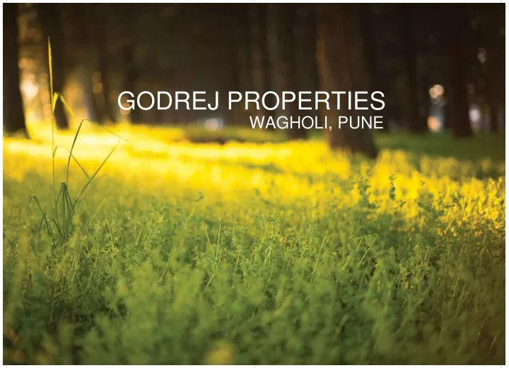 godrej properties wagholi pune